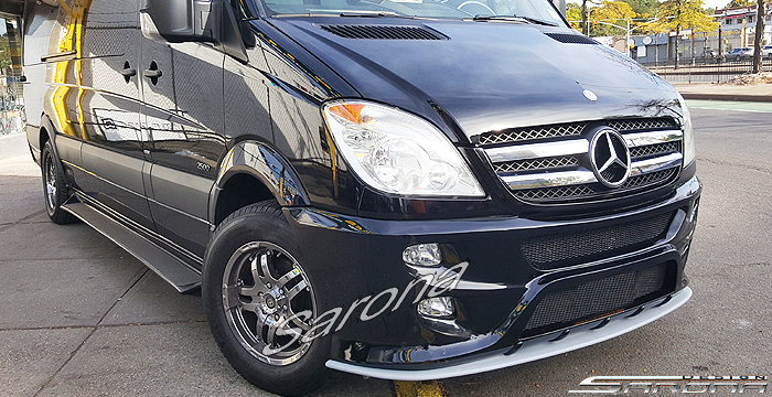 Custom Mercedes Sprinter  Van Front Lip/Splitter (2007 - 2018) - $290.00 (Part #MB-055-FA)